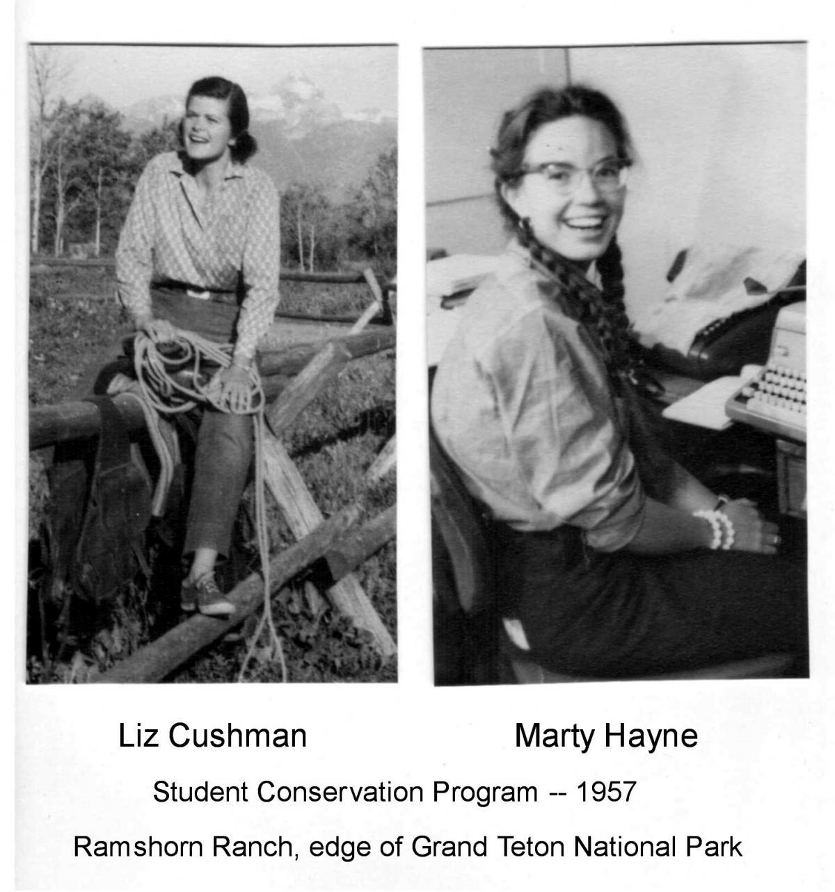 Liz Cushman and Marty Hayne Student Conservation Program, 1957