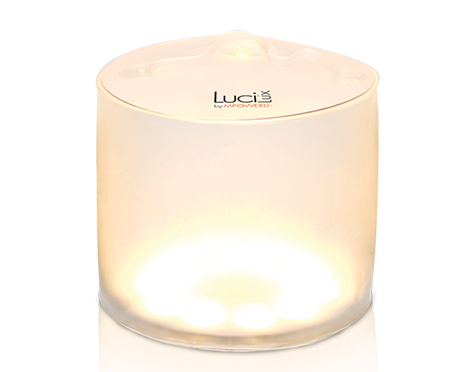 Luci inflatable solar powered light. 